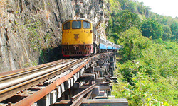 Фото железной дороги смерти в Тайланде, «Дорога смерти» между Тайландом и Бирмой